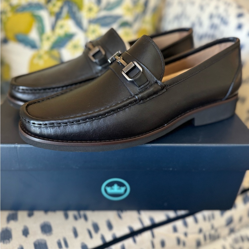 Peter Millar Black Leather Bit Loafers NWT (Men’s)